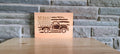 Wood-Burned American Truck Plaque