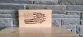 Wood-Burned American Sunflowers Plaque