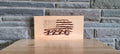 Wood-Burned American 1776 Plaque